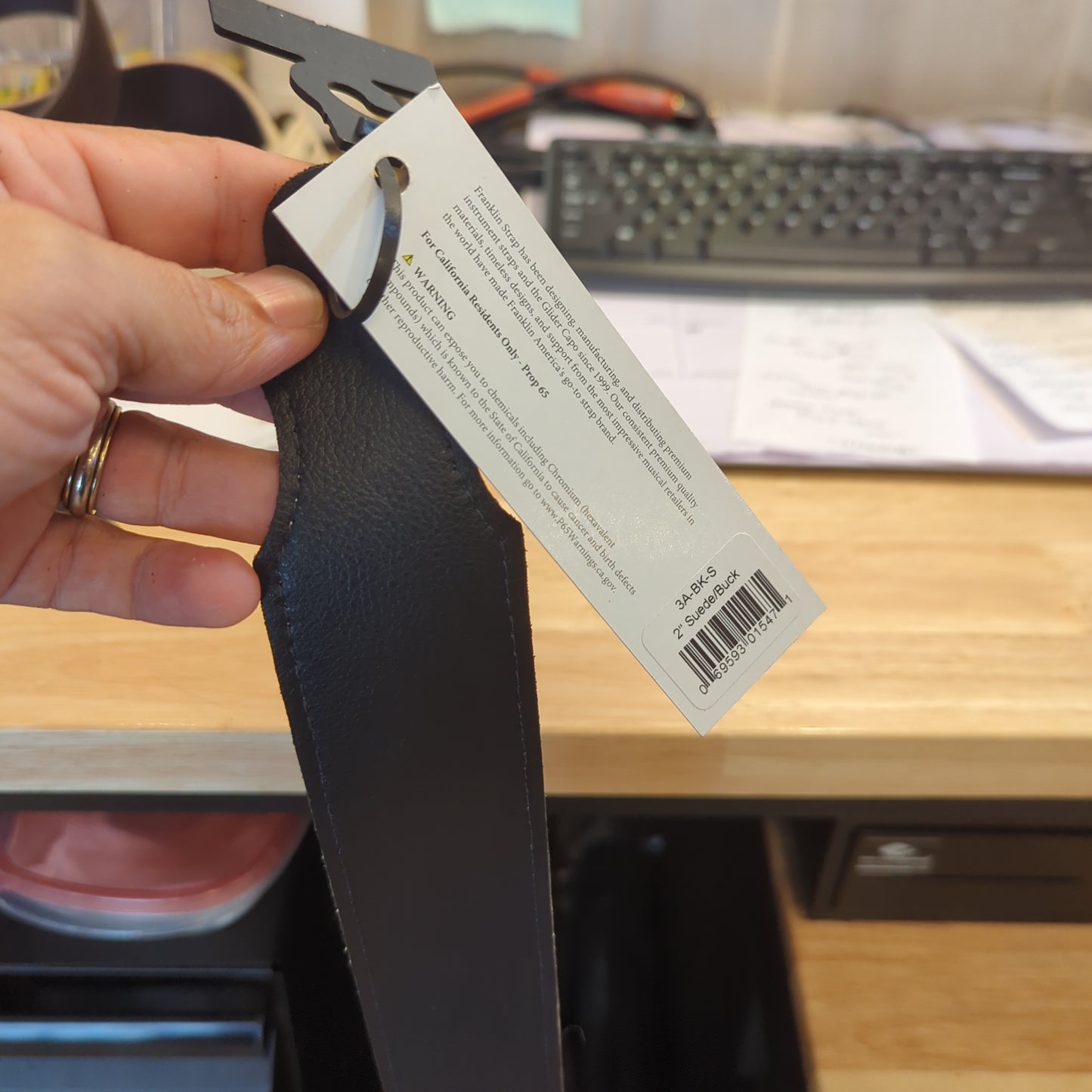 Franklin 2" Black Strap