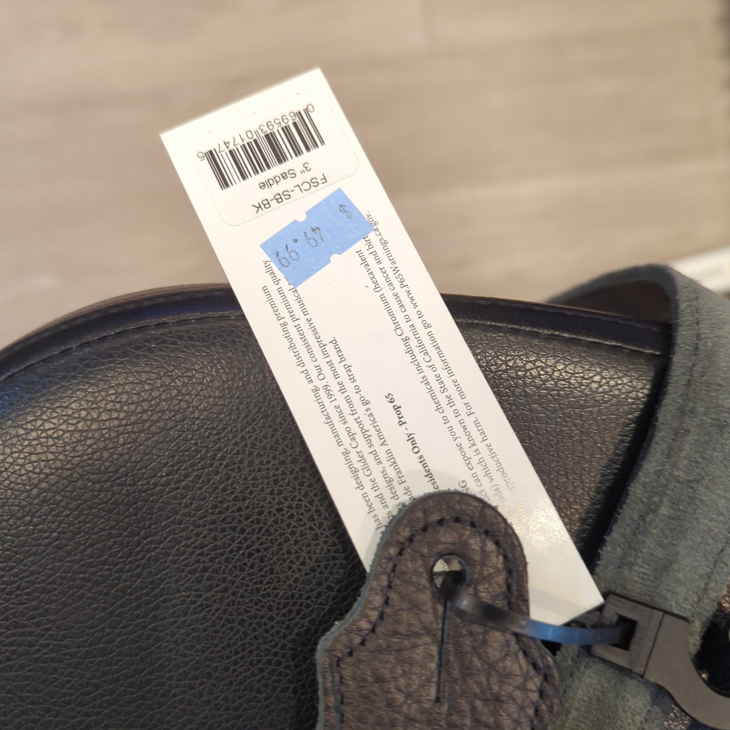 Franklin 3" Saddleblanket BLK