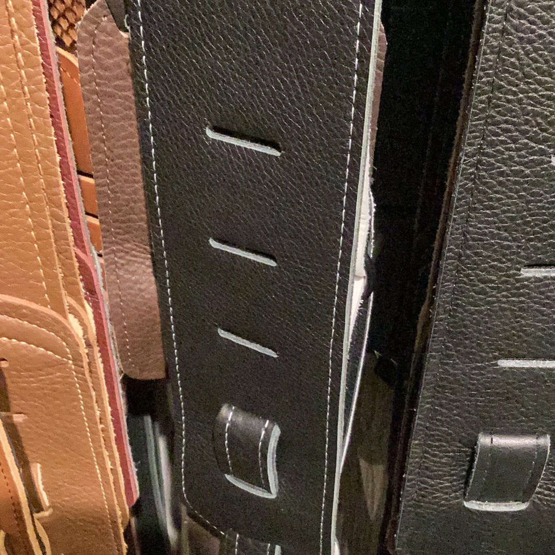 Franklin 3" Glove Leather Blk/Silver stitch