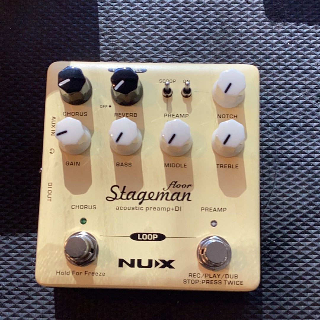 NUX Stageman Floor Preamp – Rusty's Cool Guitars