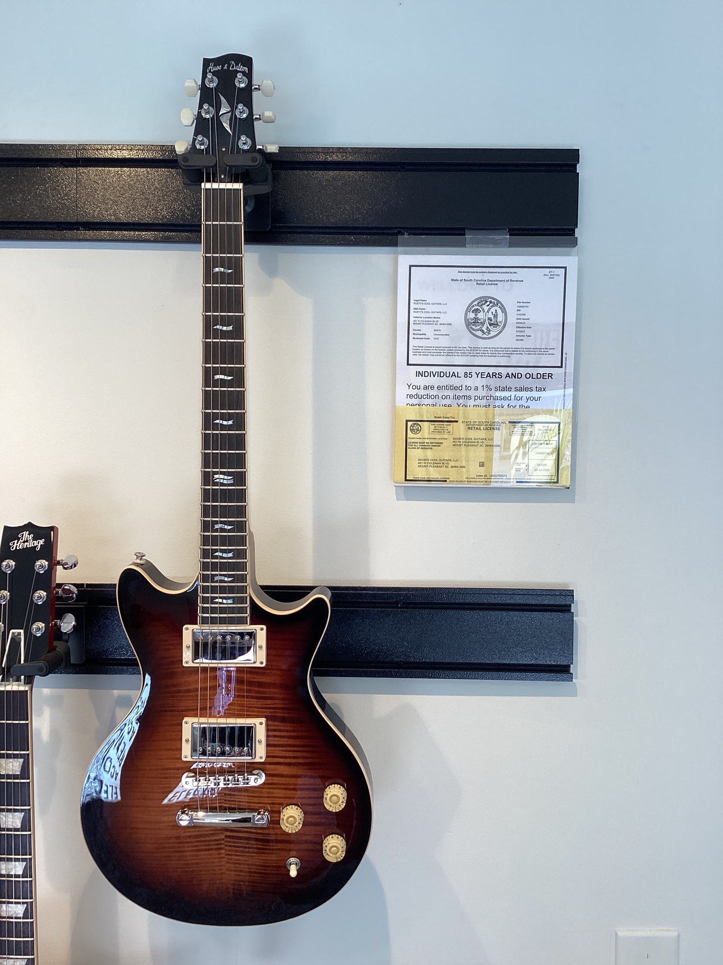 USED Huss & Dalton DC Meridian Electric Guitar