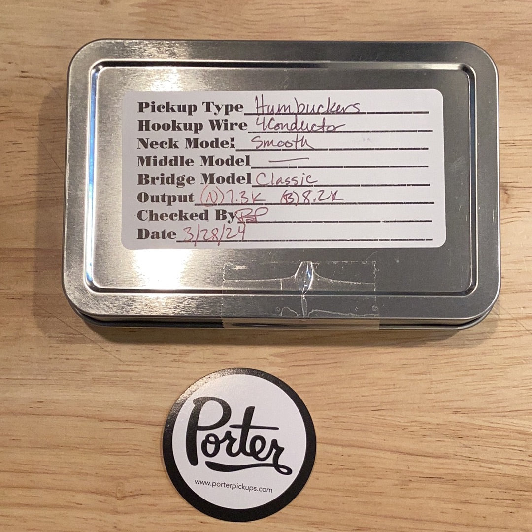 Porter Pickups Smooth/Classic Humbucker Set