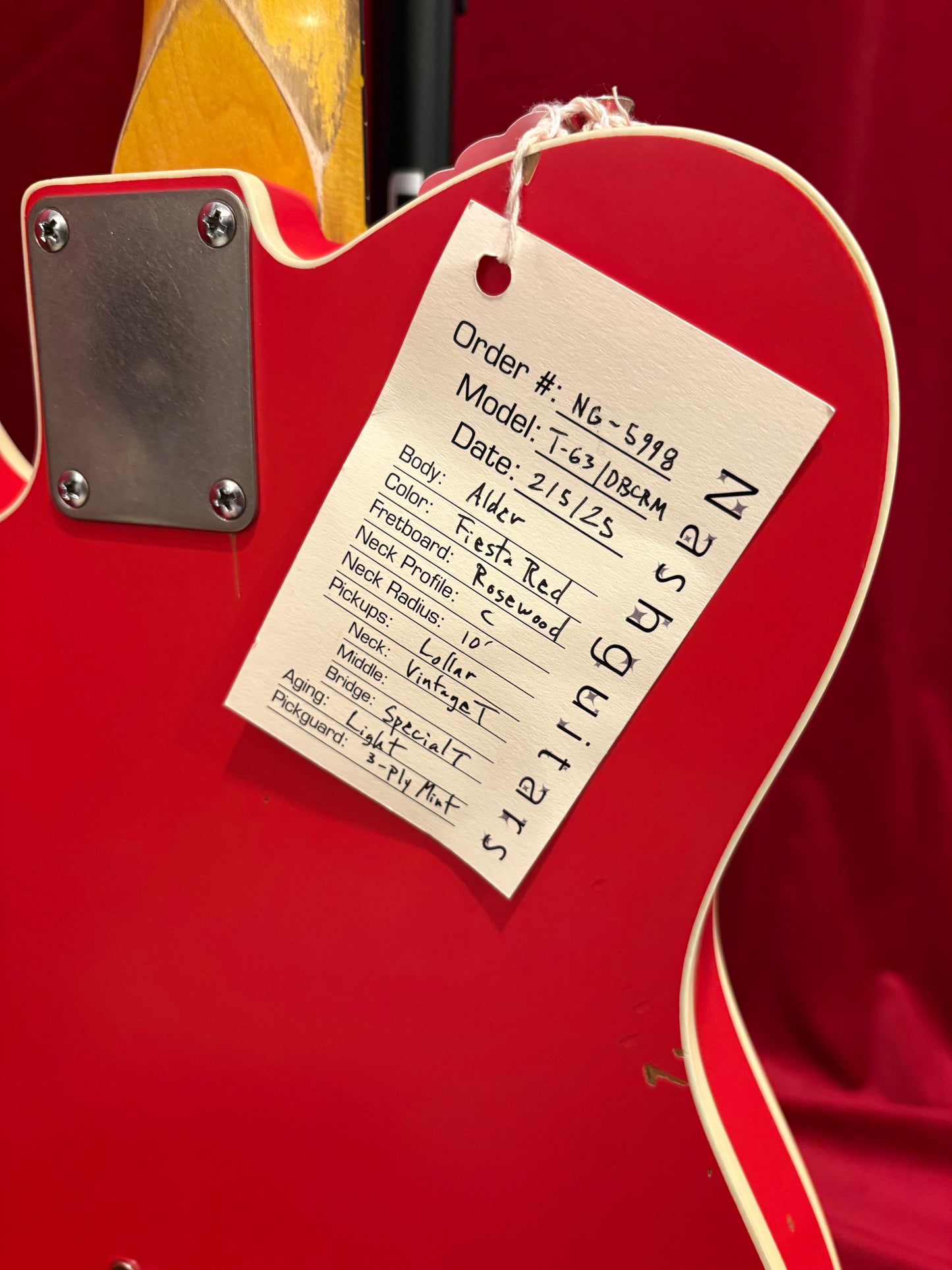 Nash T-63 Fiesta Red Double Binding