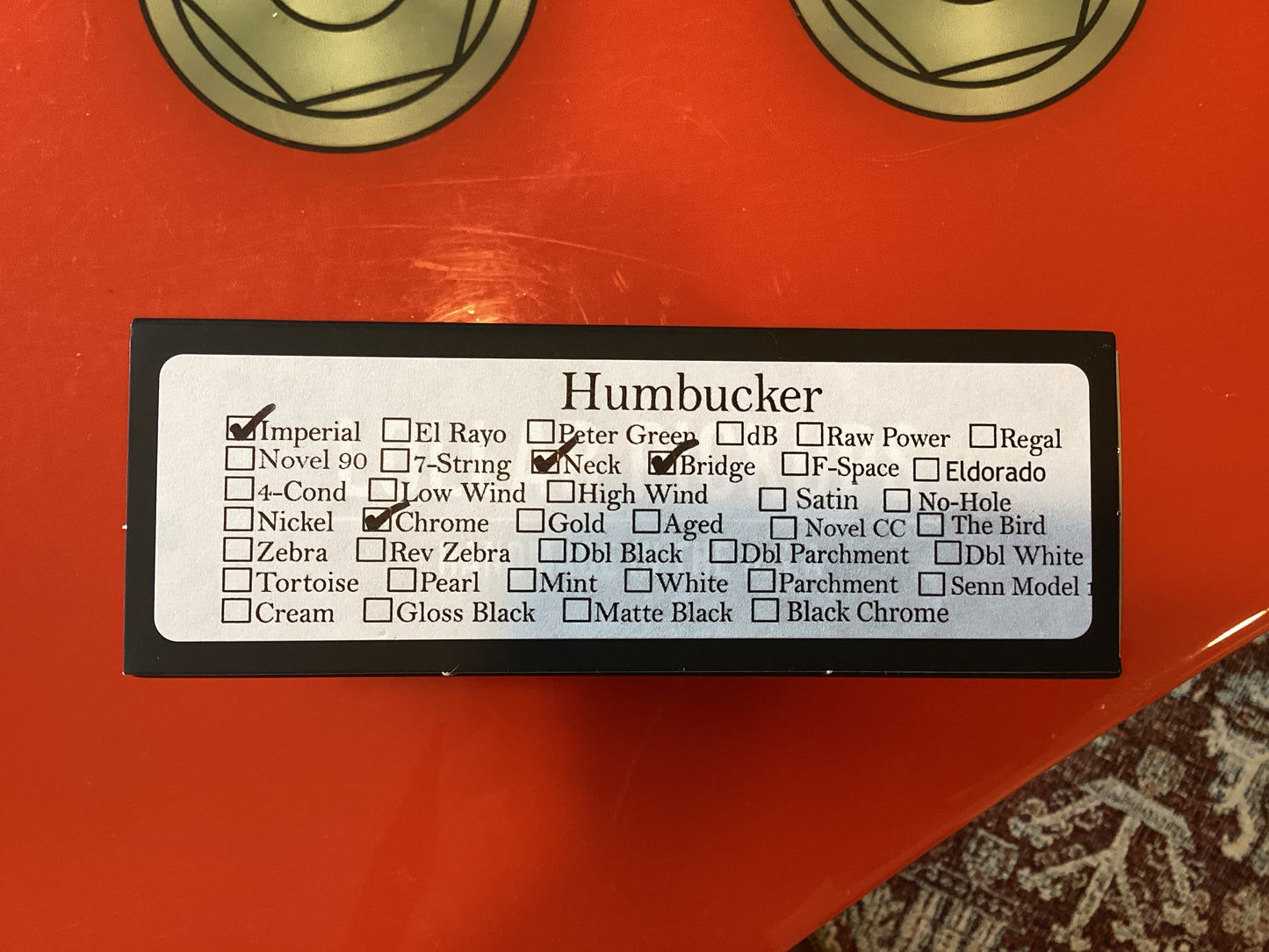 Lollar Imperial Set Chrome