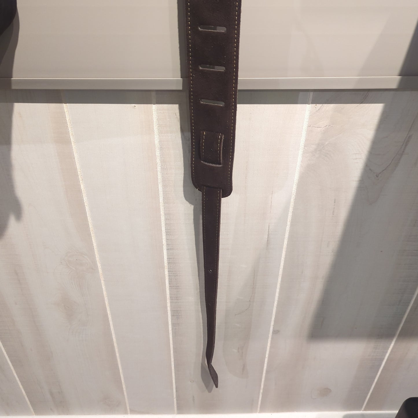 Franklin 2" Choc Suede Strap