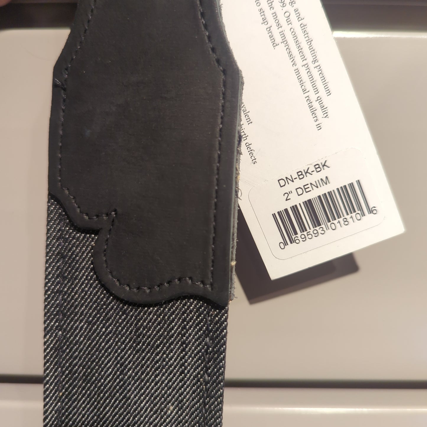 Franklin Blk/Blk Denim Strap