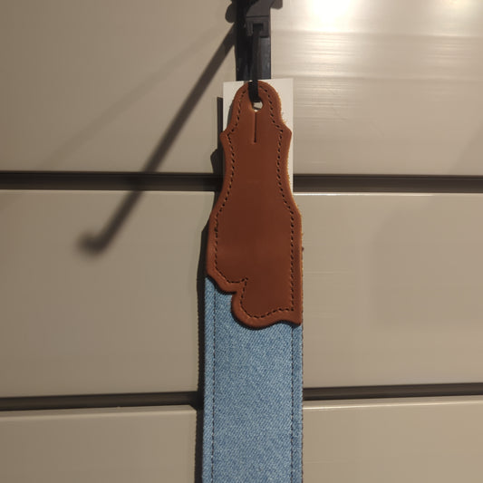 Franklin Blu/Cognac Denim Strp