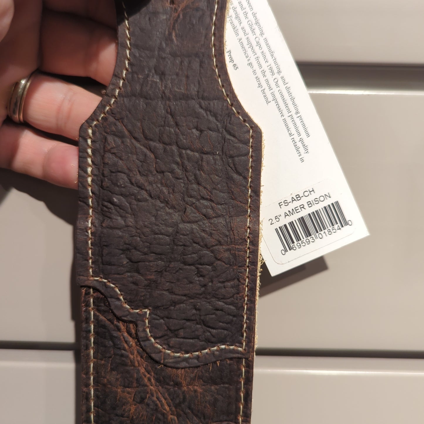 Franklin 2.5"AMERICAN Bison Strap