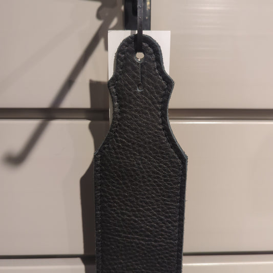 Franklin 2.5" Black Leather/BLk Stitch