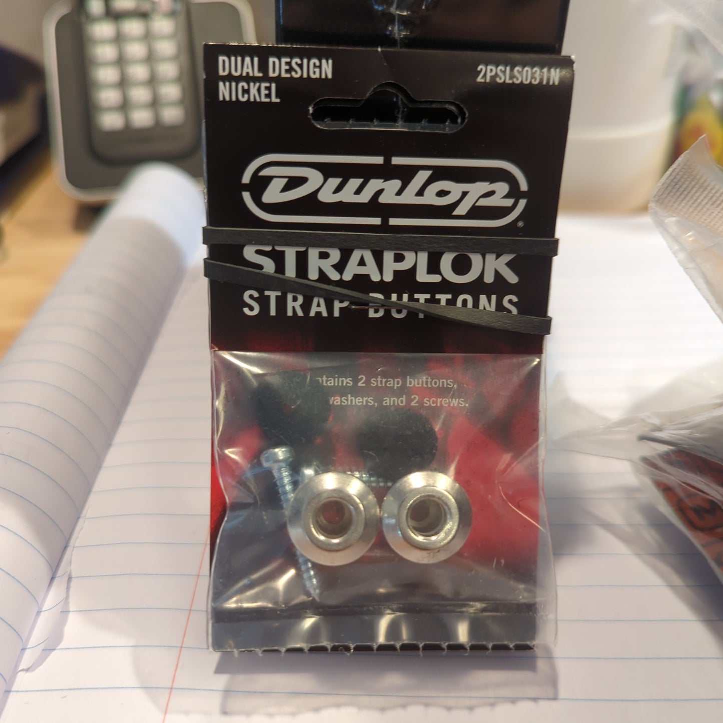 Dunlop Straplok Button Dual Design