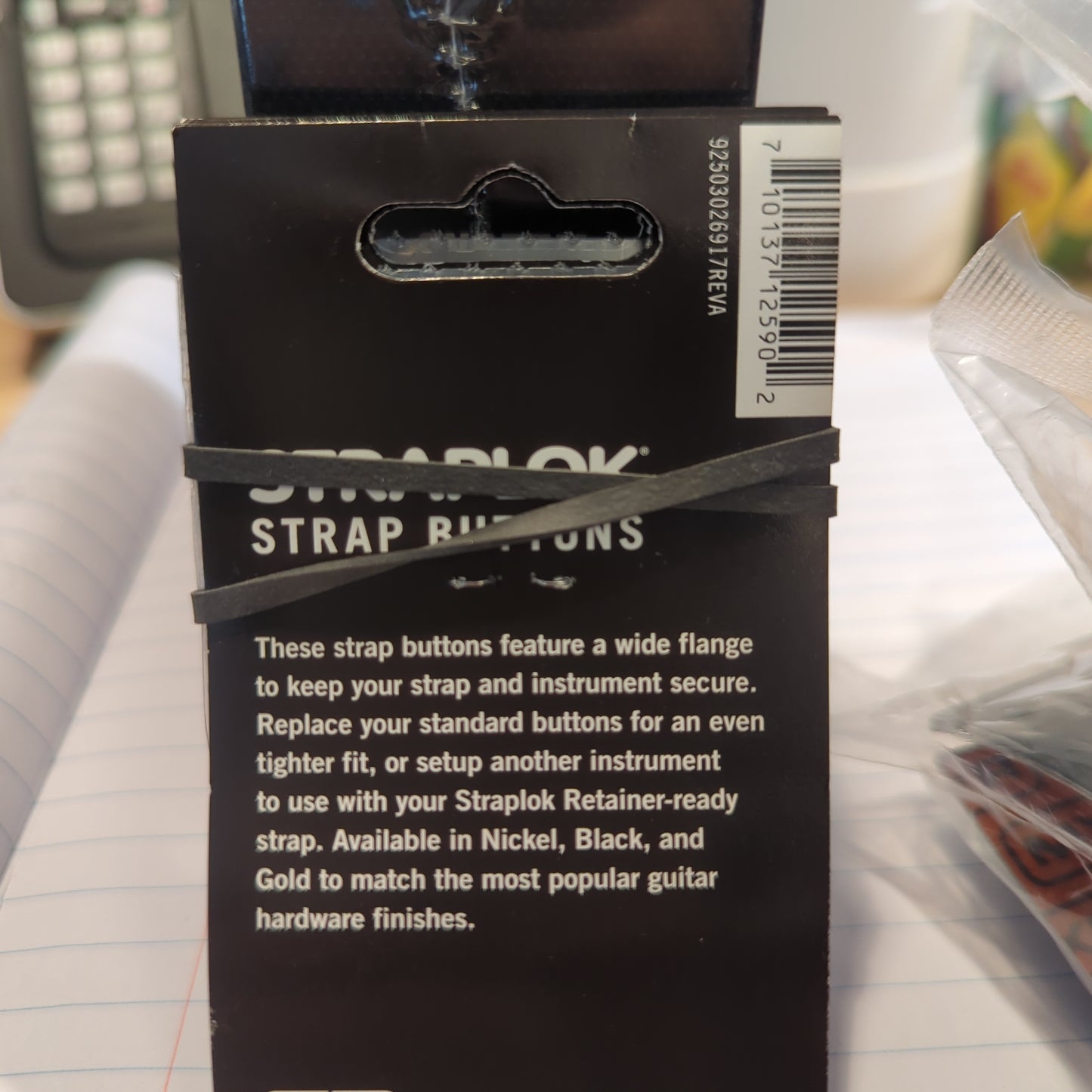 Dunlop Straplok Button Dual Design