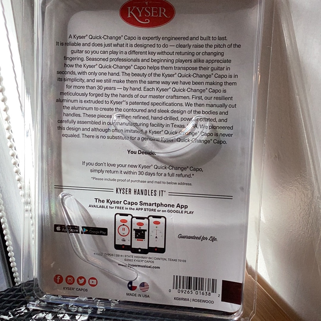 Kyser Rosewood Capo