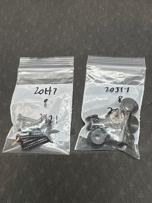 Vintage Fender Strap Buttons Black