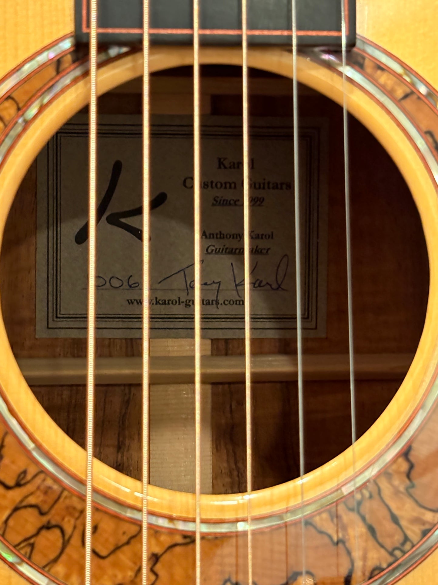 USED Tony Karol Acoustic OOO