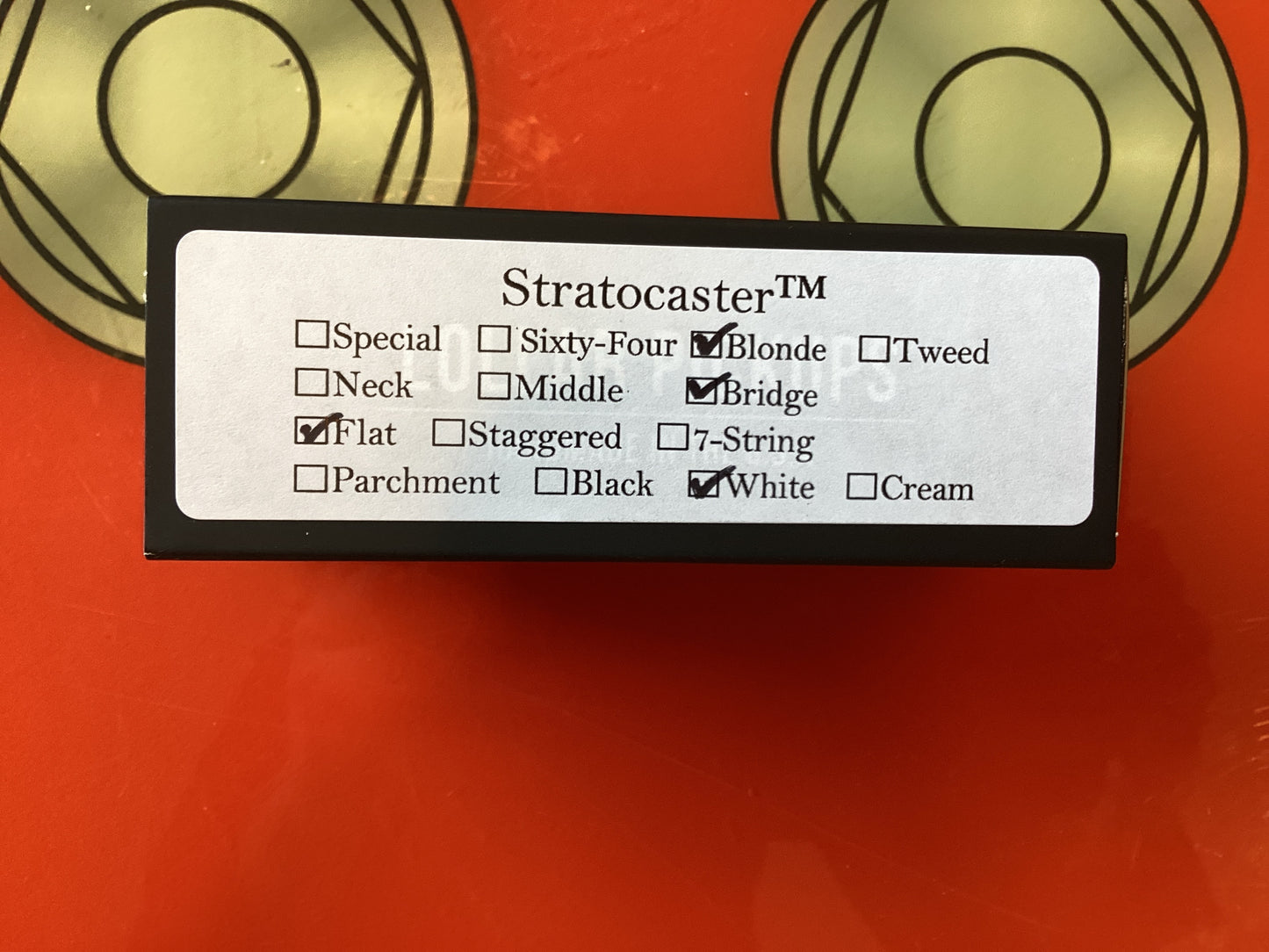 Lollar Vintage Blonde Strat Bridge pickup