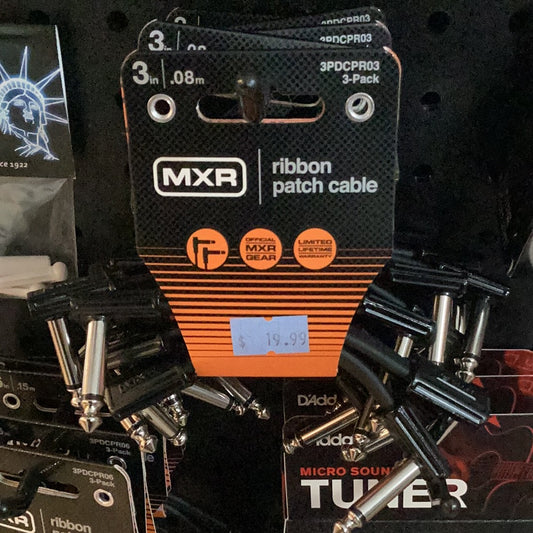 MXR Ribbon Patch Cable 3 inch/3 pacl