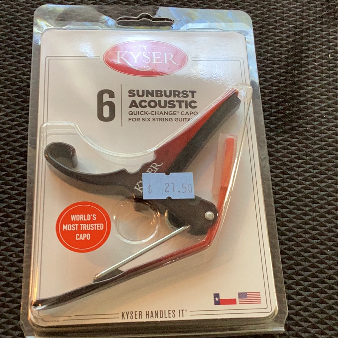 Kyser Sunburst Capo