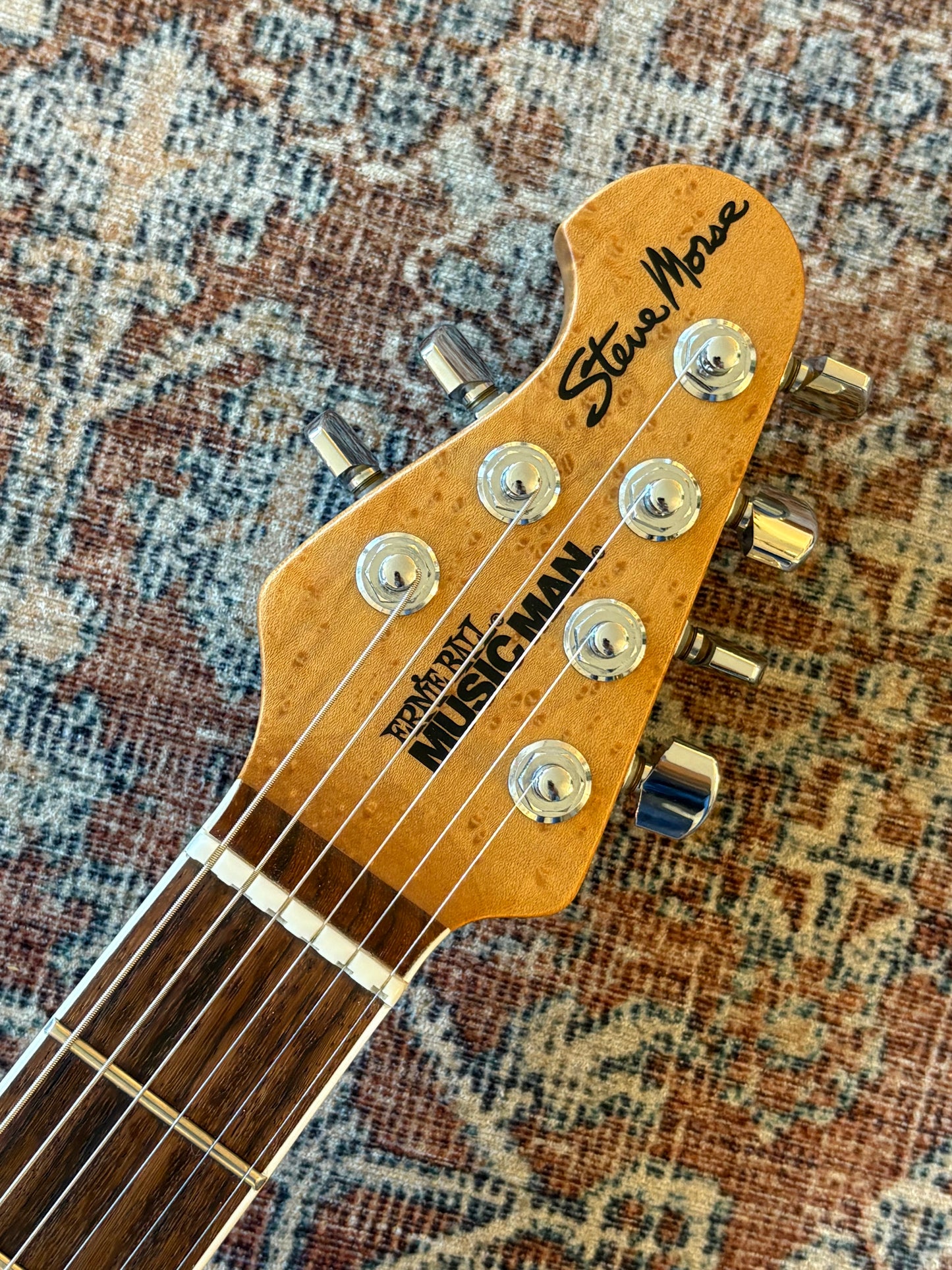 USED Music Man Steve Morse BFR Tahitian  Blue