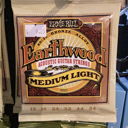 Ernie Ball Earthwood Med light 12-54