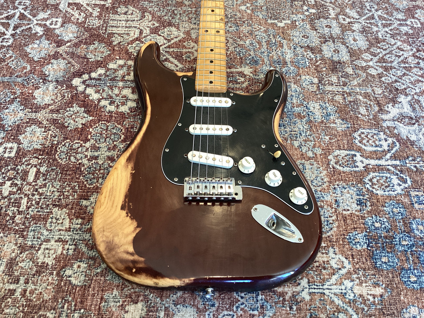 USED 1975 Mocha Brown Stratocaster