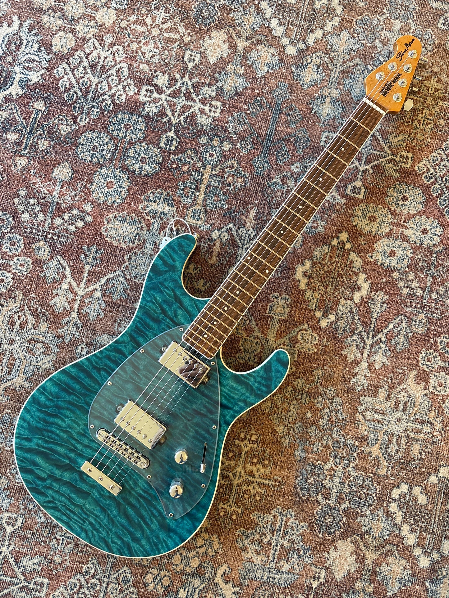 USED Music Man Steve Morse BFR Tahitian  Blue