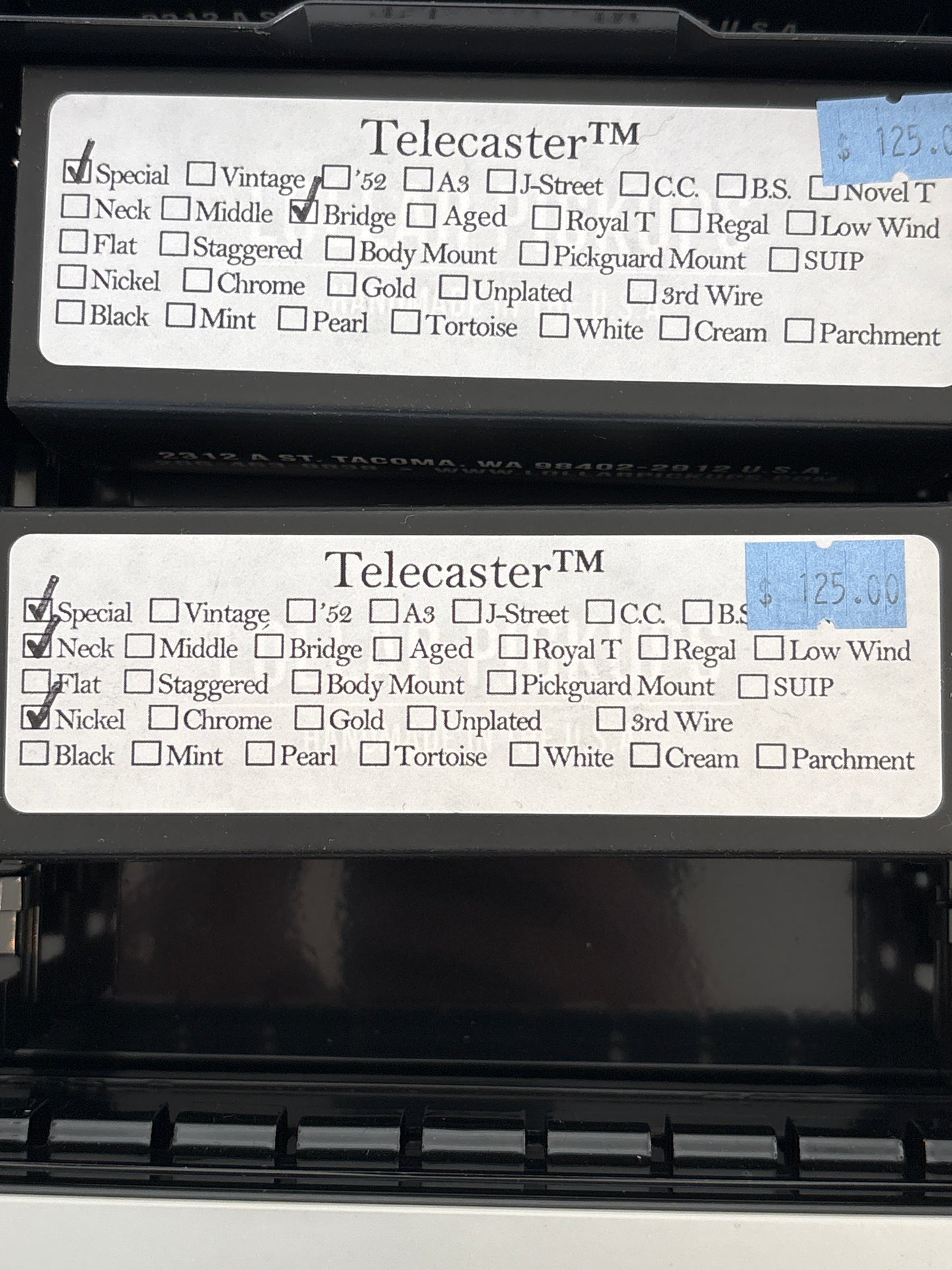 Lollar Special T Bridge Pickup Nickel