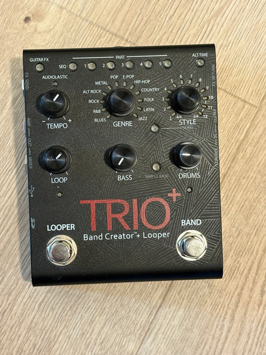 USED Digitech TRIO + Pedal