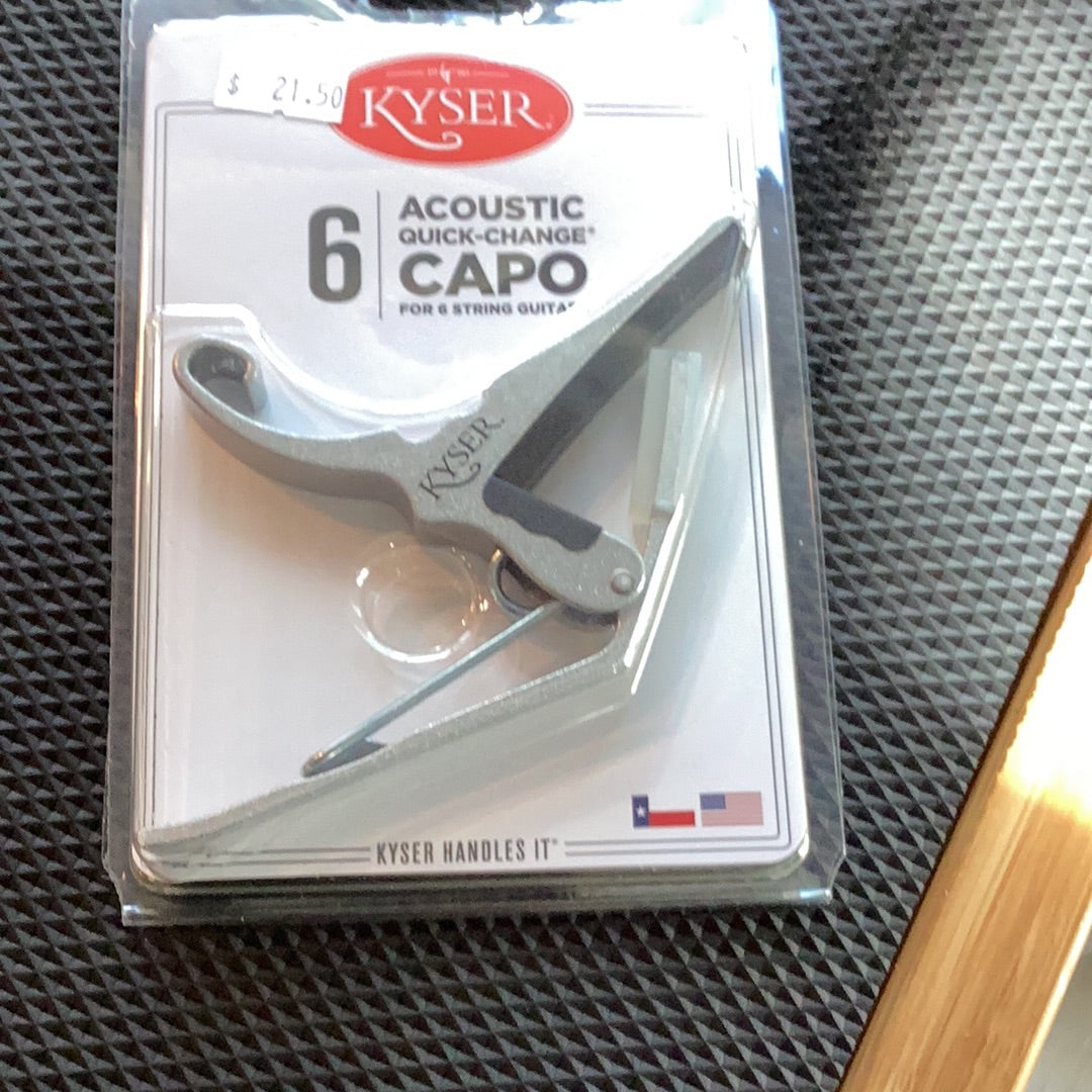 Kyser Silver Acoustic Capo