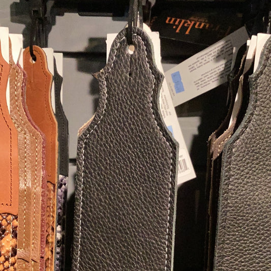 Franklin 3" Glove Leather Blk/Silver stitch