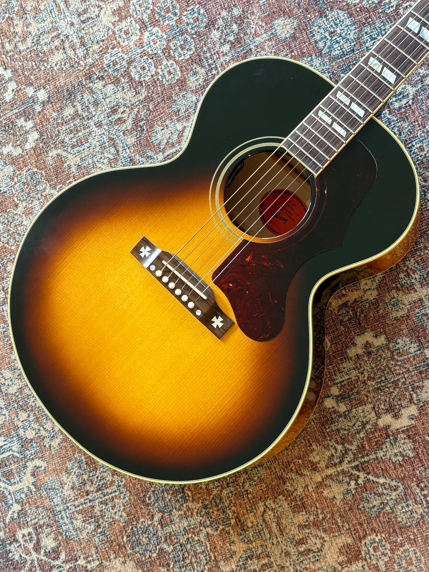 USED Gibson J-185 Vintage Burst 2025