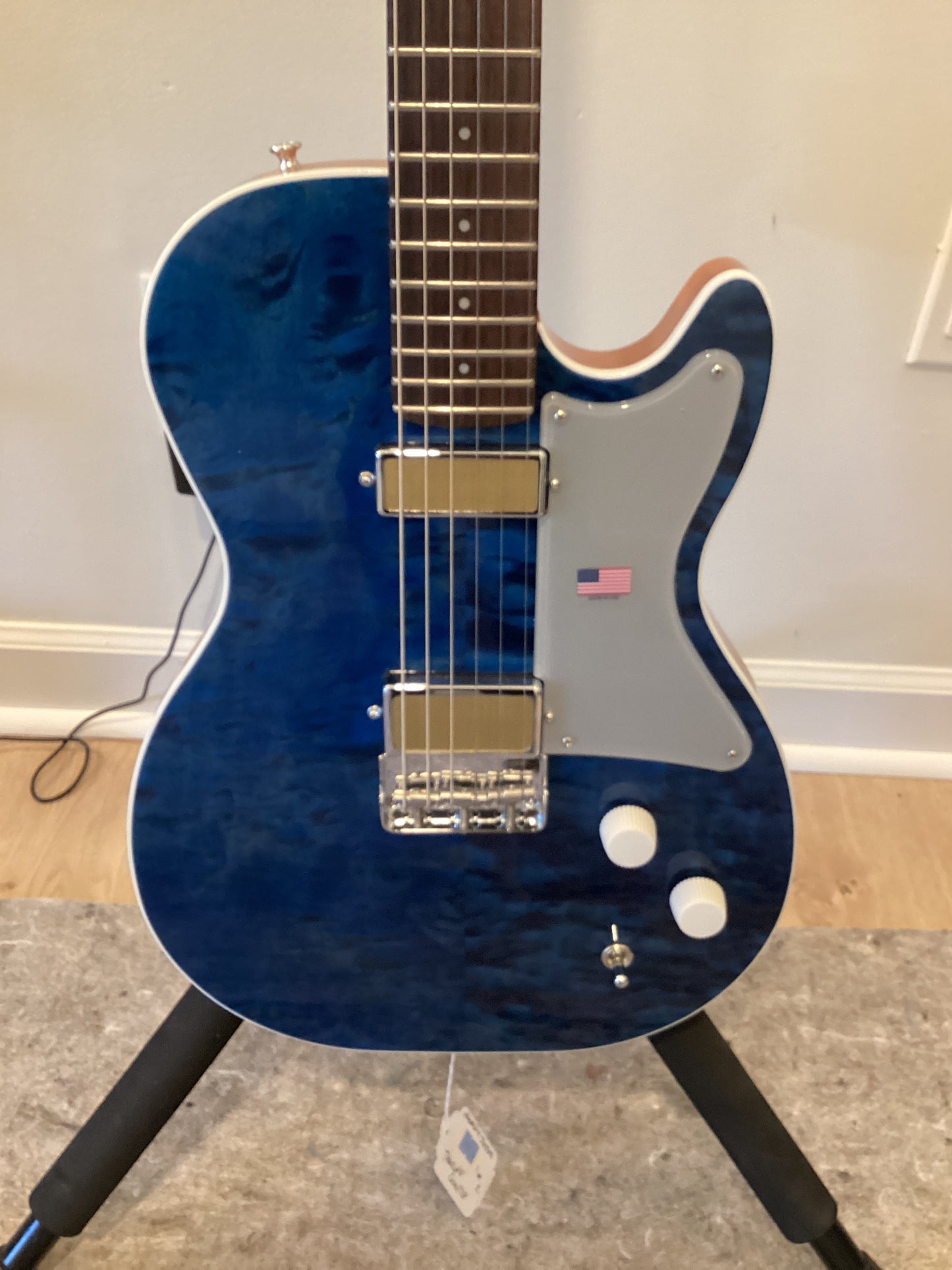 Harmony Jupiter Thinline Quilt Top Transparent Blue