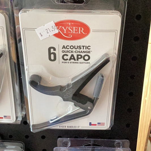 Kyser Black Chrome Capo