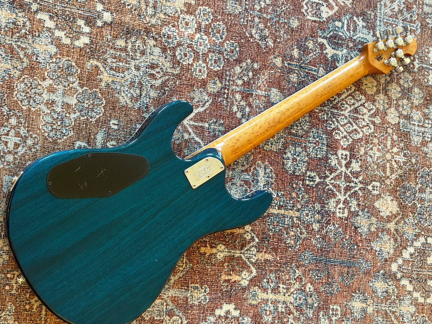 USED Music Man Steve Morse BFR Tahitian  Blue