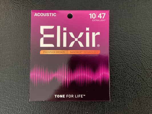 Elixir Nanoweb Acoustic Extra Light (10-47)