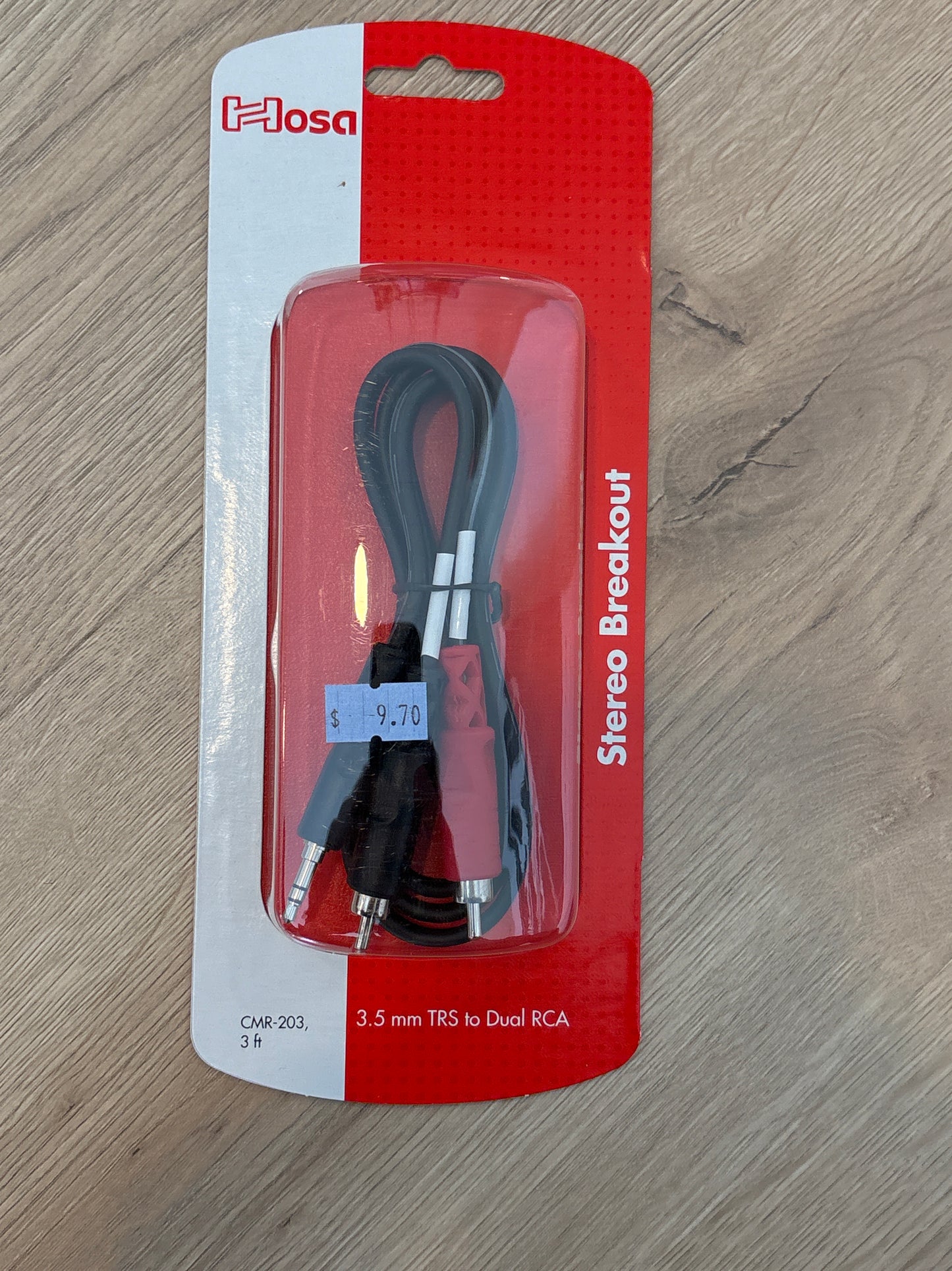 HOSA 3.5MM to RCA 3FT