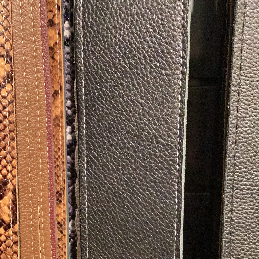 Franklin 3" Glove Leather Blk/Silver stitch