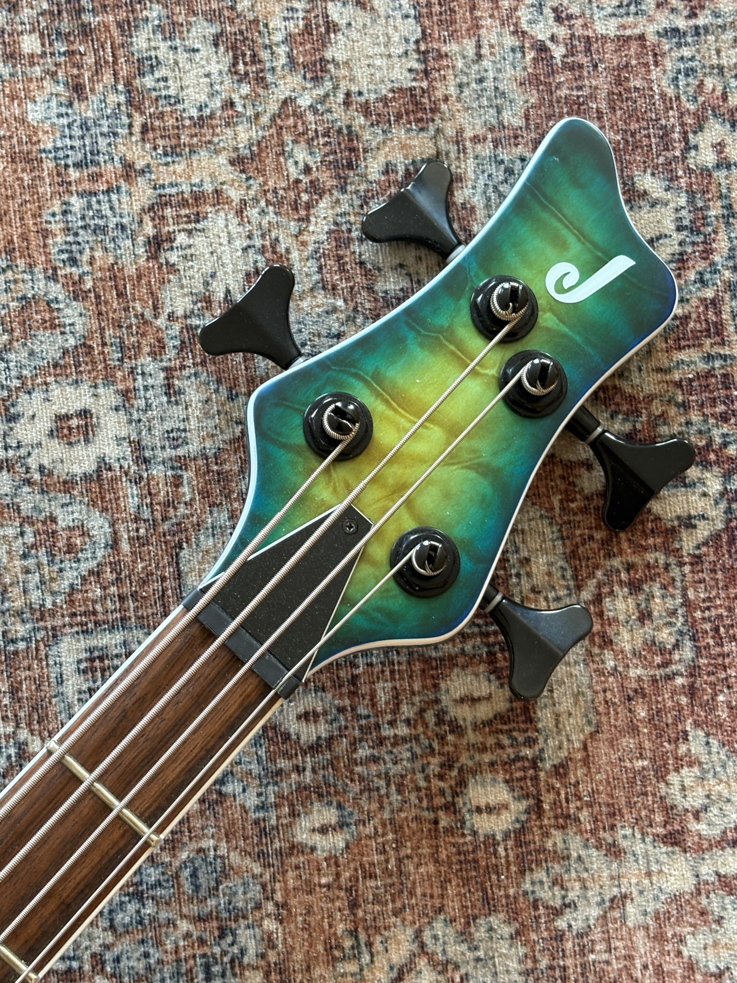USED Jackson X Spectra Bass SBXQ IV Amber Blue Burst