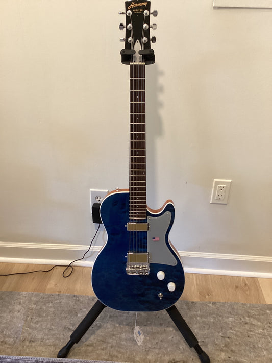 Harmony Jupiter Thinline Quilt Top Transparent Blue