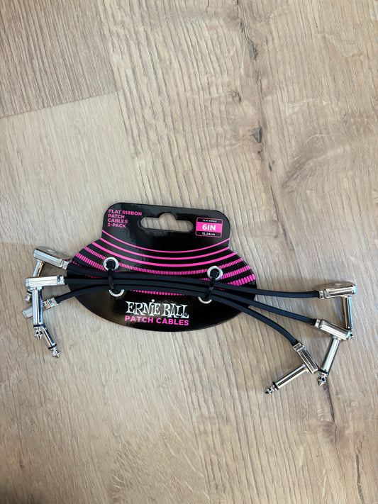 Ernie Ball 6 in Flat Patch Cables