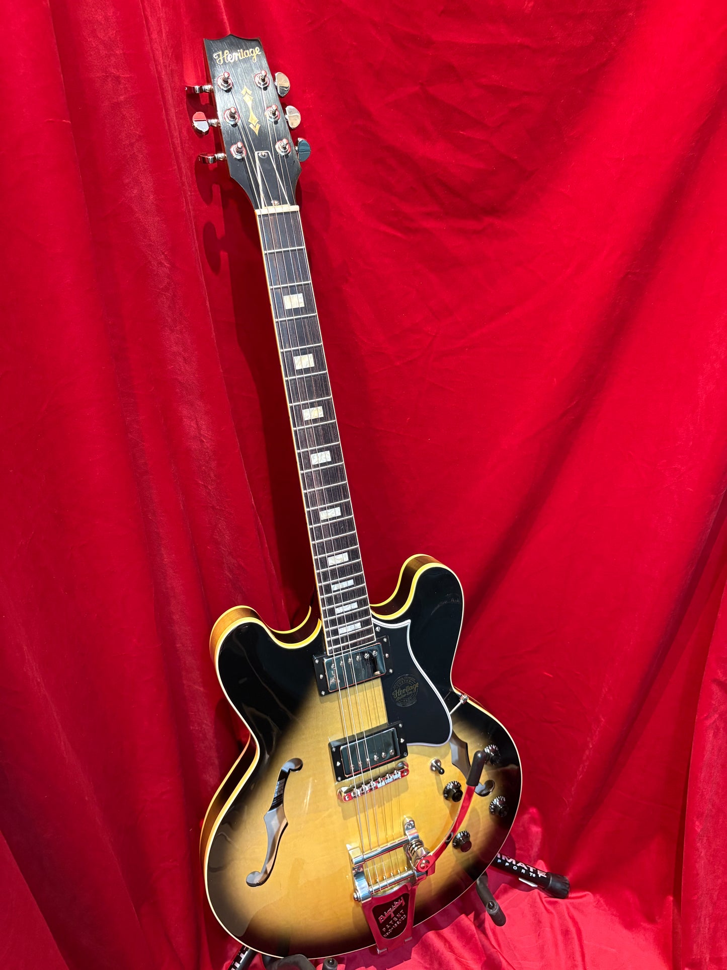 Heritage H-535 Sepia Burst Bigsby