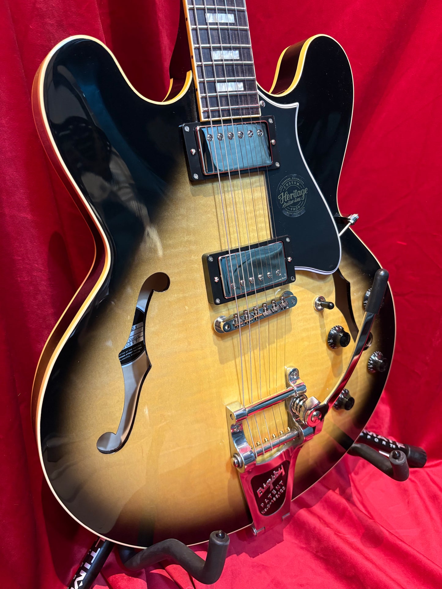 Heritage H-535 Sepia Burst Bigsby