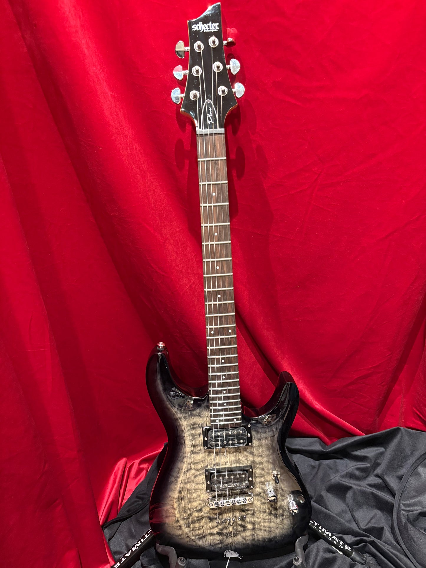 Schecter C-6 Plus Charcoal Burst