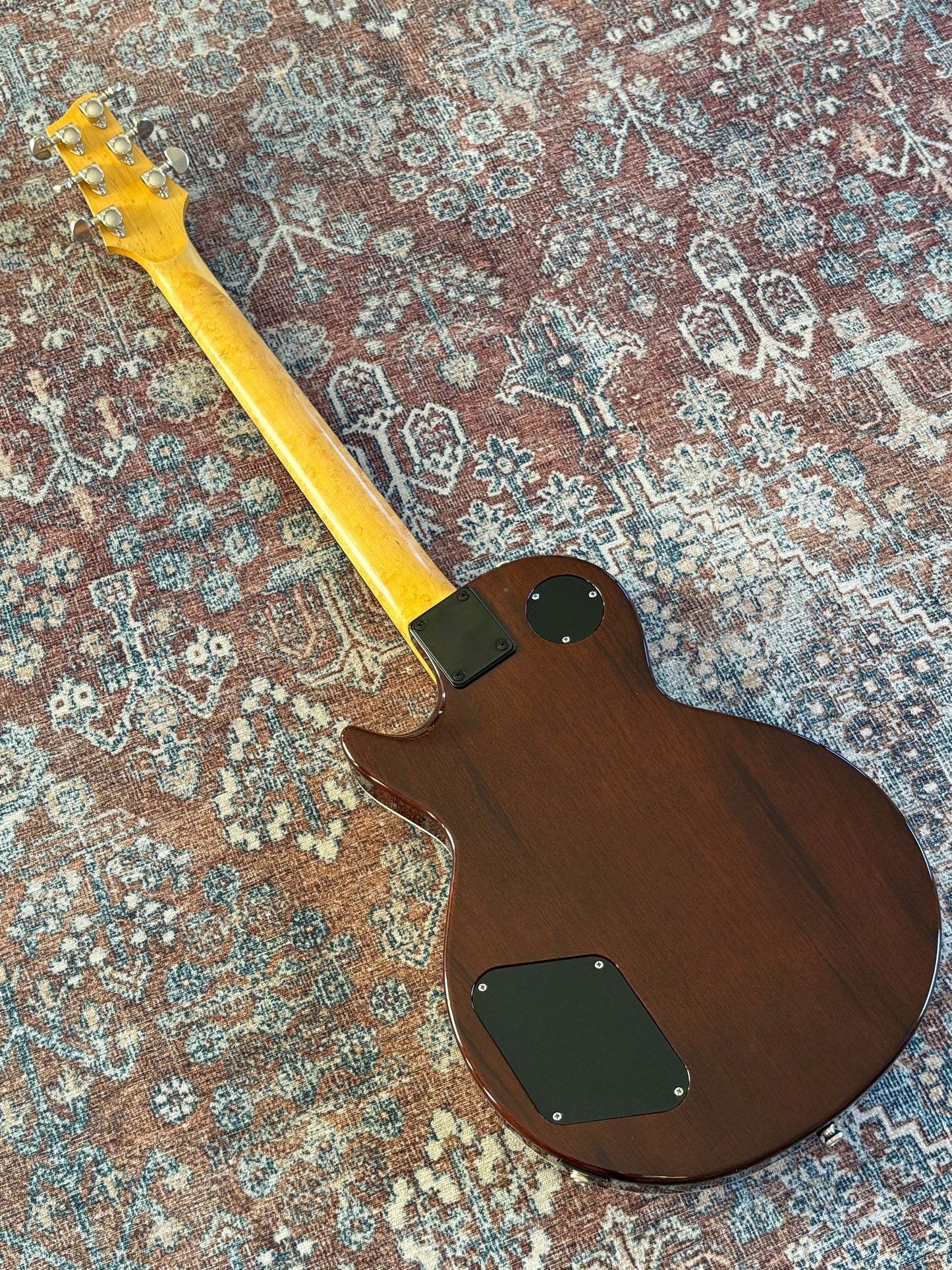 USED Partscaster SingleCut Flame Top