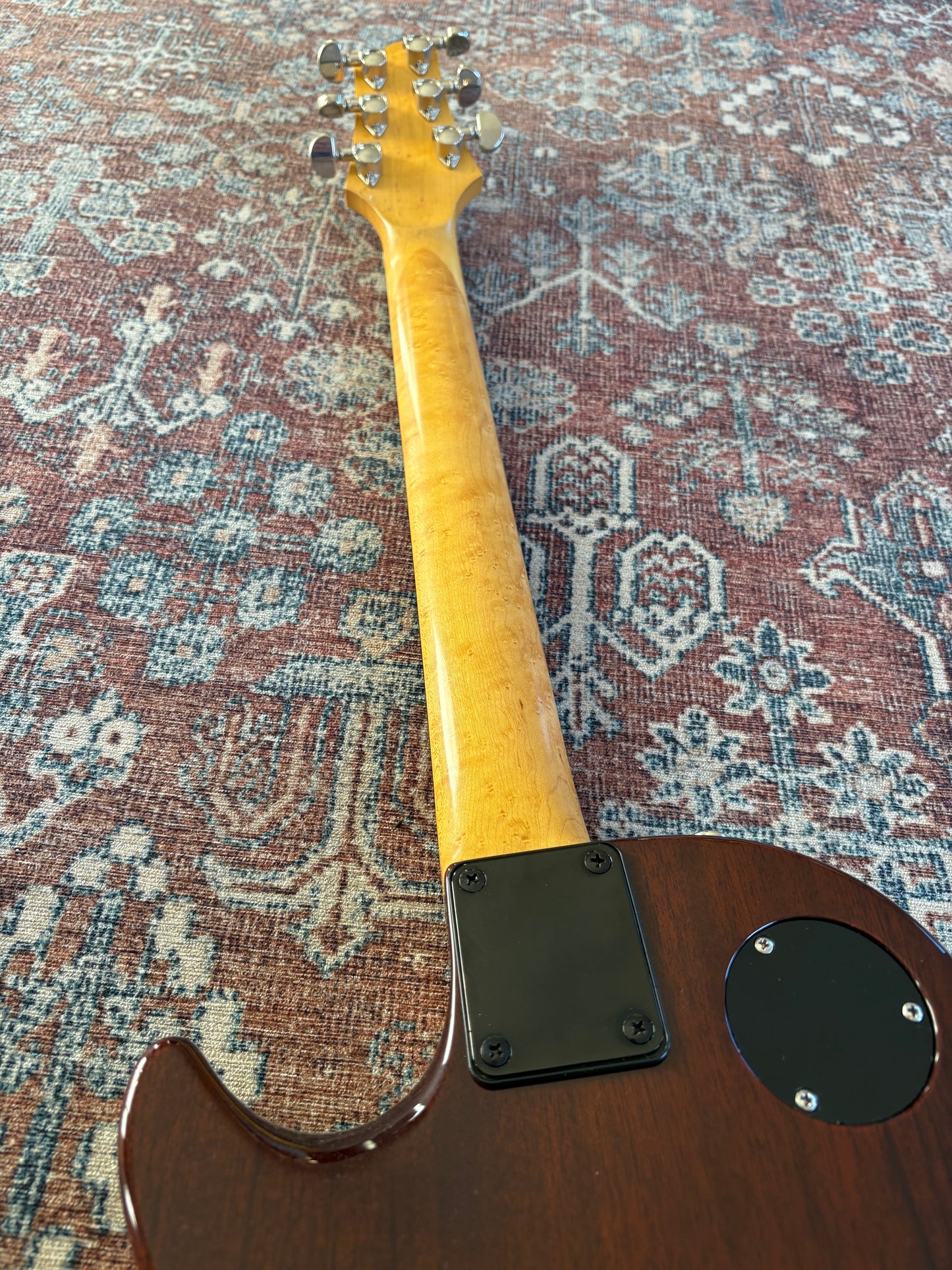 USED Partscaster SingleCut Flame Top