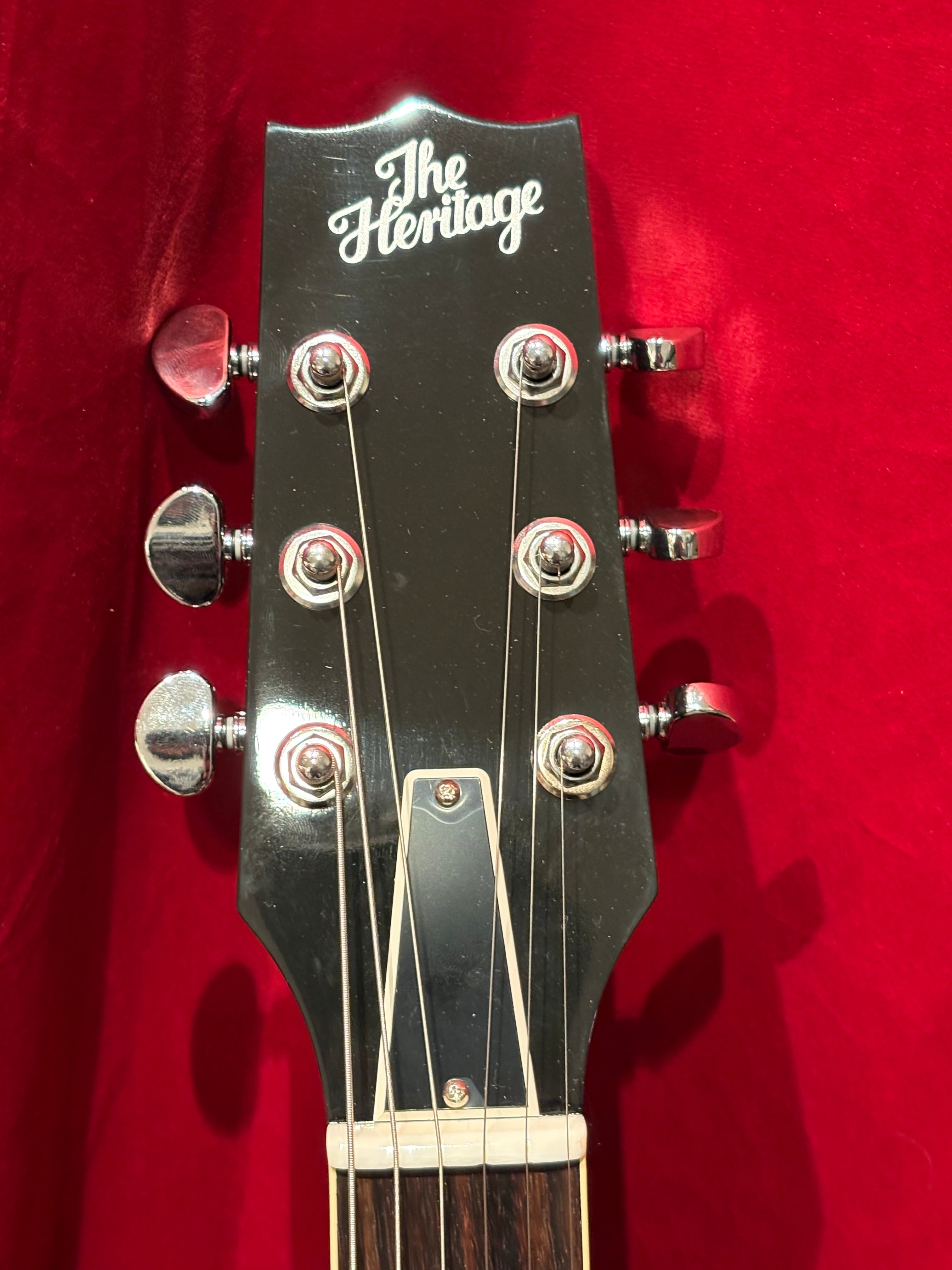 Heritage H-530 Standard Ebony – Rusty's Cool Guitars