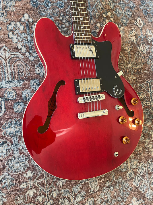 USED Epiphone Dot Cherry Red