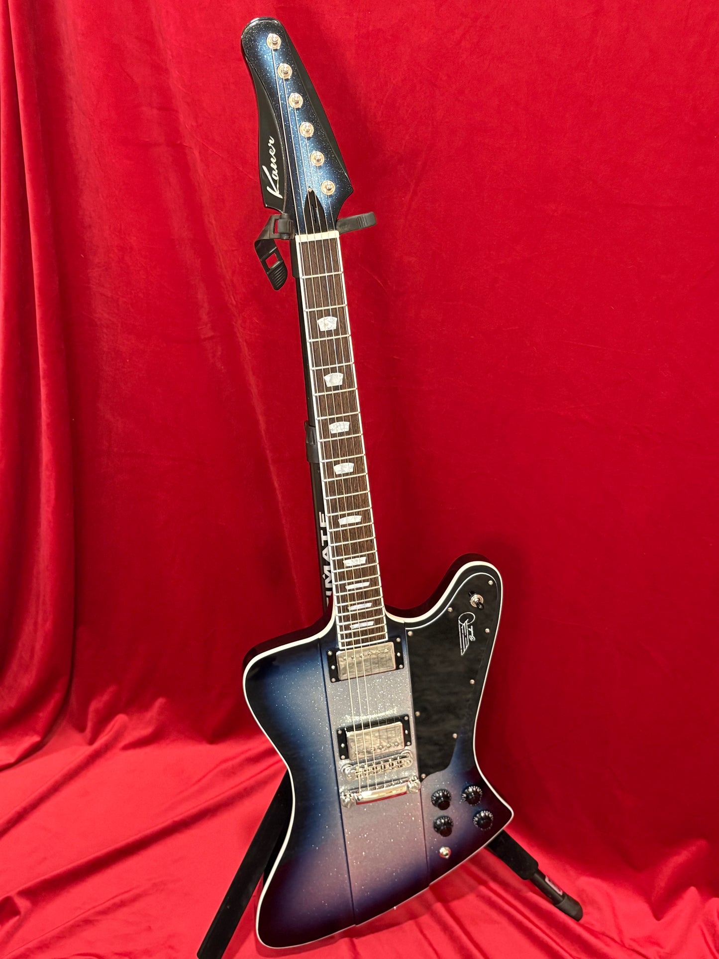 Kauer Banshee Blue Flake Electric Guitar