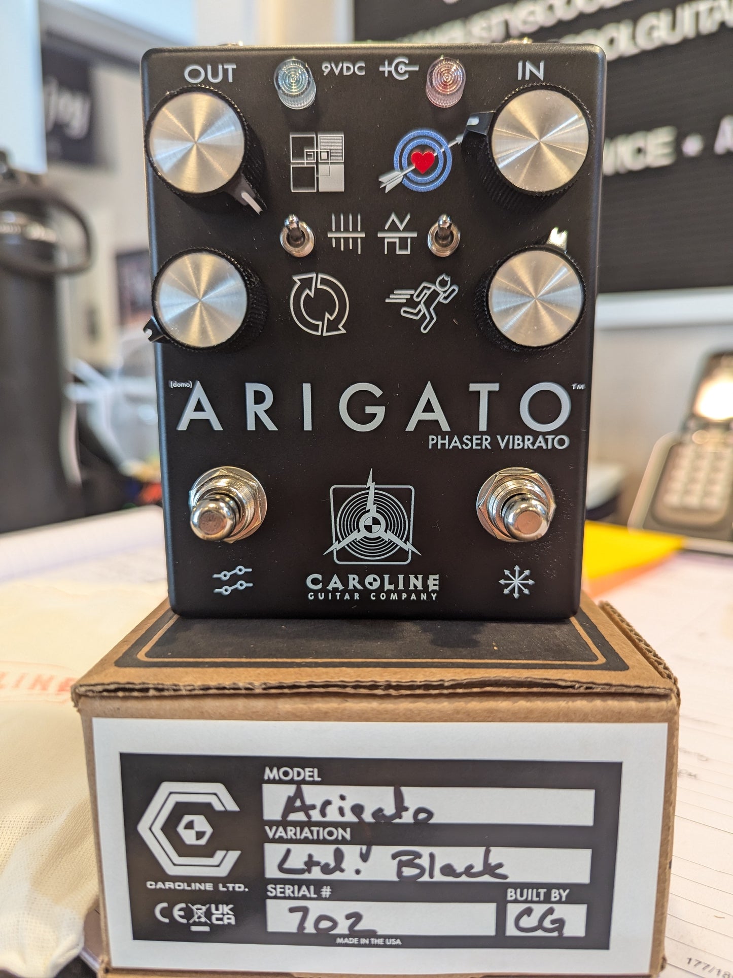 Caroline Gtr Co. Arigato BLACK LTD