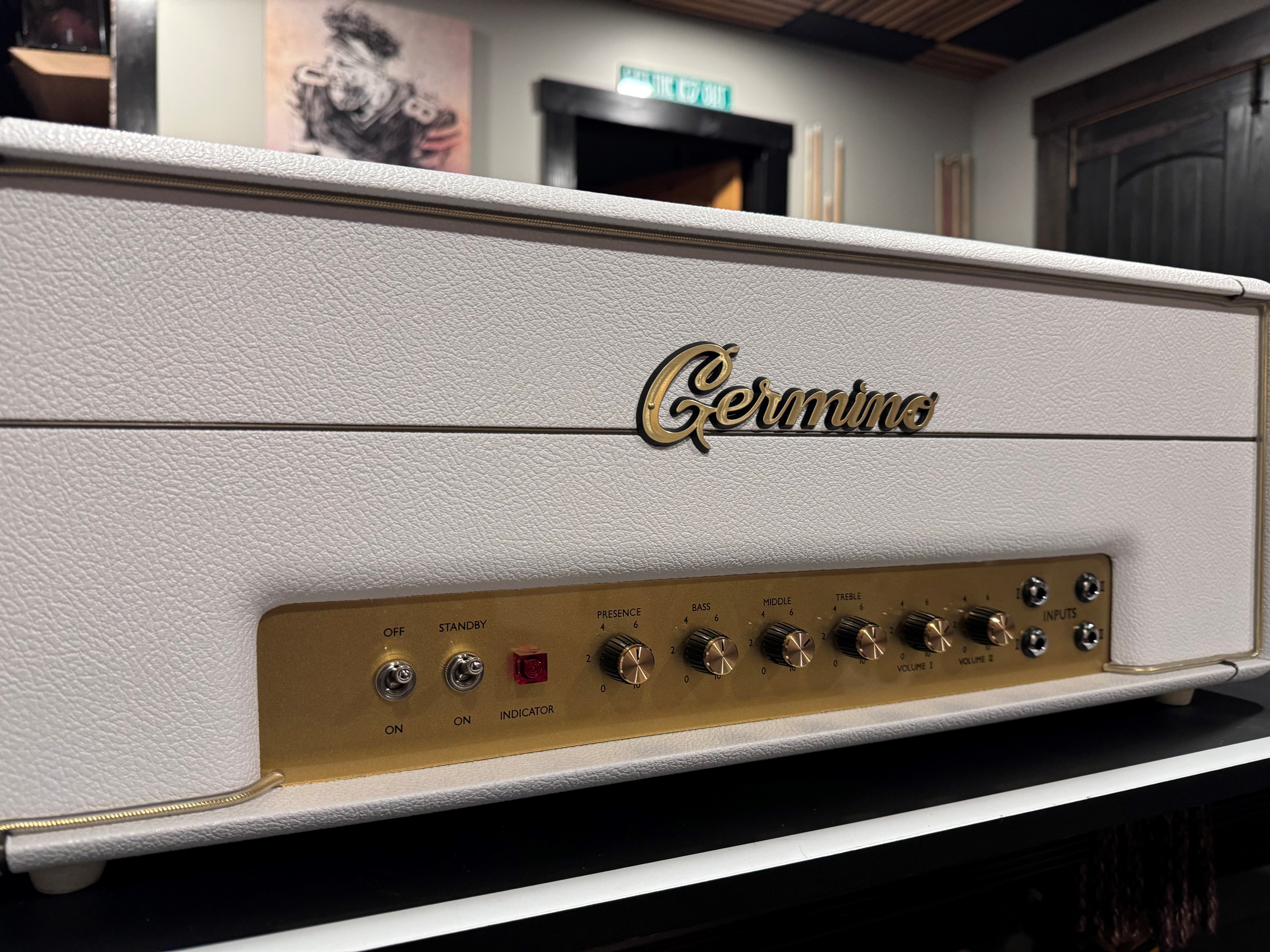 Germino Club 40 White Levant – Rusty's Cool Guitars